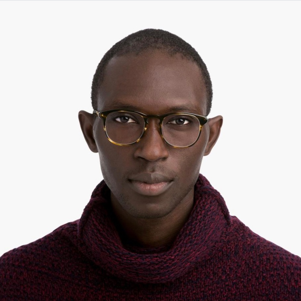 Warby Parker “Baker” in Striped Sassafras